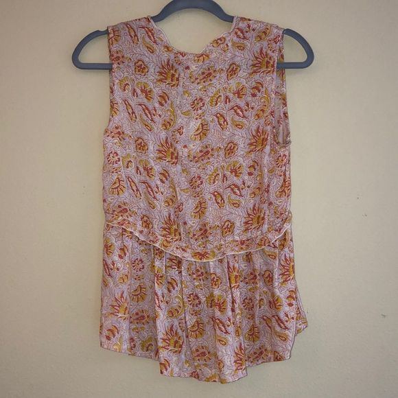 Lucky Brand High Low Ruffle Top Size Small - Picture 4 of 7